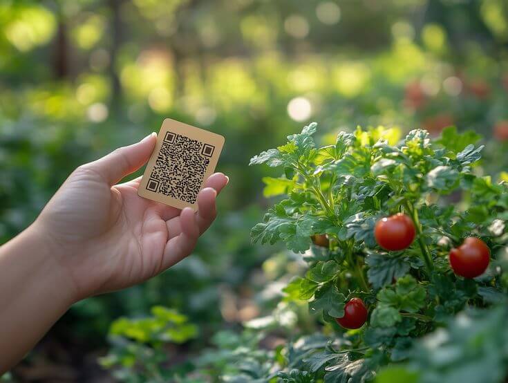 QR code ưng dụng trồng trột nông